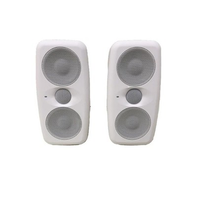 DDP IK Multimedia iLoud MTM White Studio Monitor Pair w/ ARC Calibration Mic