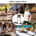 WeChef 20 Pcs 4.25"x14" Leather Restaurant Menu Covers Single Page Wine List Bar — photo 4