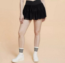 New With Tags Blogilates Women's Ballerina Skort Jet Black Size XS