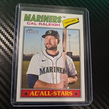 2026 Topps Heritage Cal Raleigh #269 AL ALL-STARS Mariners