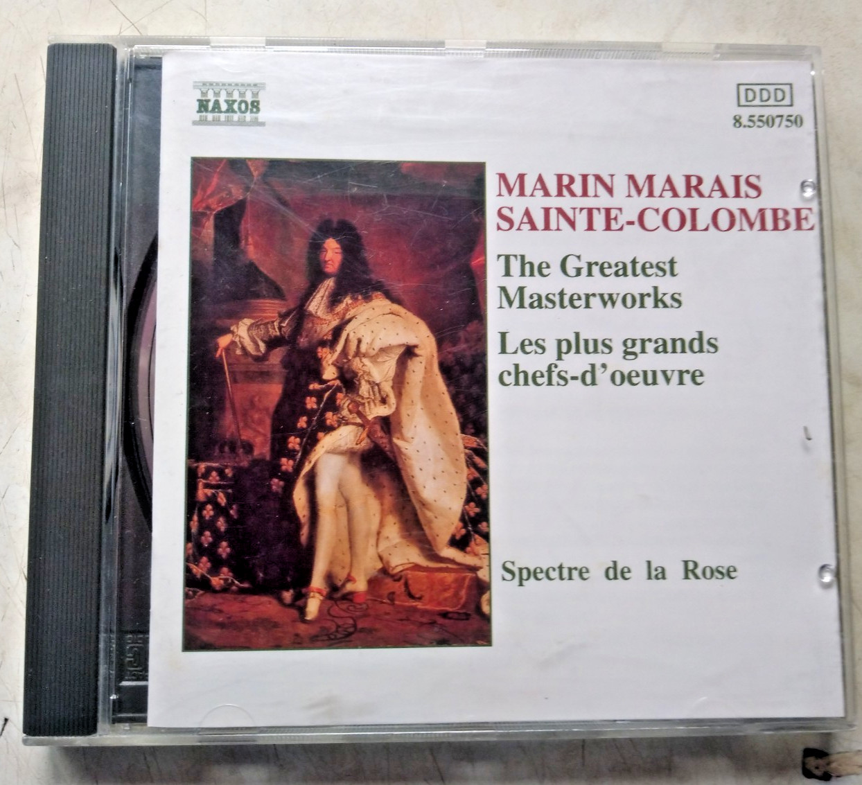 Marin Marais/ Sainte Colombe ""the greatest masterworks""  Spectre de la Rose CD