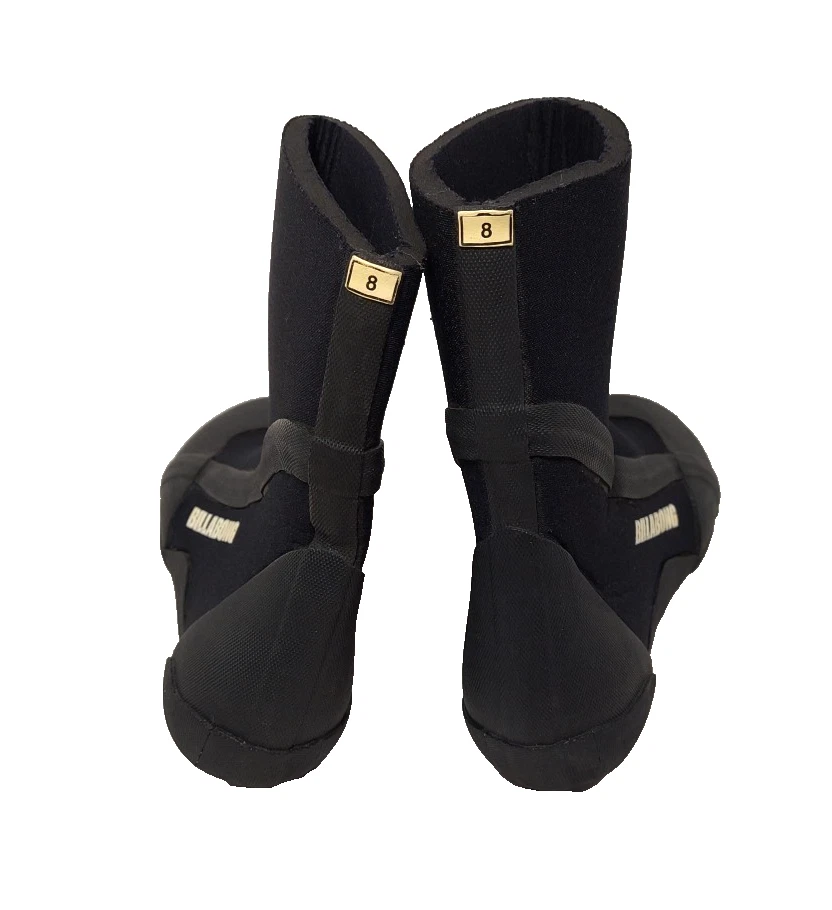 Billabong Surf Boot Neoprene Rubber Sole Wetsuit Shoes 5mm Black adult Size 8 - Image 3 of 4