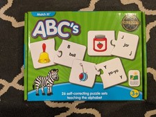 The Learning Journey - Match it ABC - 26 Self Correcting Alphabet Puzzle Sets
