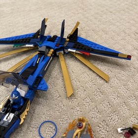 LEGO NINJAGO: Jay's Storm Fighter (9442) 99% Complete
