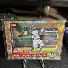 2021 Donruss Livestream Bronze Web Mookie Betts #LS6 Los Angeles Dodgers #/999