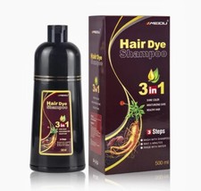 500ml Permanent Dark Coffee Color Hair Shampoo Natural Fast Hair Dye
