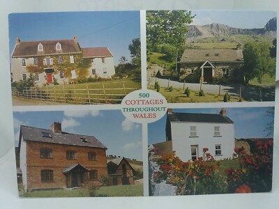 Wales Holidays Powys - 500 Ferienhäuser in ganz Wales Vintage Postkarte