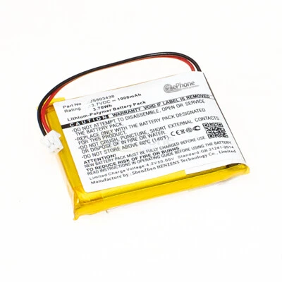 CELLEPHONE 3,7V Akku Li-Polymer für Luvion Platinum 2 II - JS803438 1000mAh - Videomonitor