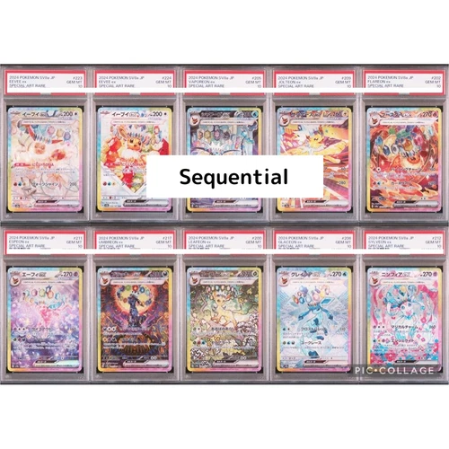 PSA 10 Terastal Festival Eevee Evolution SAR All Set Pokemon Japanese Umbreon