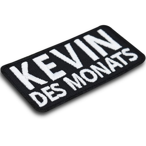 Spaß Aufnäher Kevin des Monats Aufbügler Biker Patch Rocker Applikation 70x30mm - Bild 4 von 7