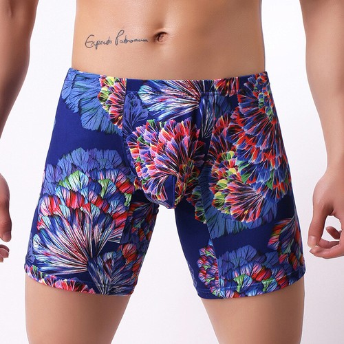 Underwear Men's Shorts Sexy Panties Printing Boxers Breathable Man Underpants - 第 12/25 張圖片