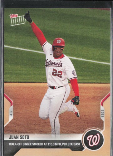 2021 Topps Now 39 Juan Soto