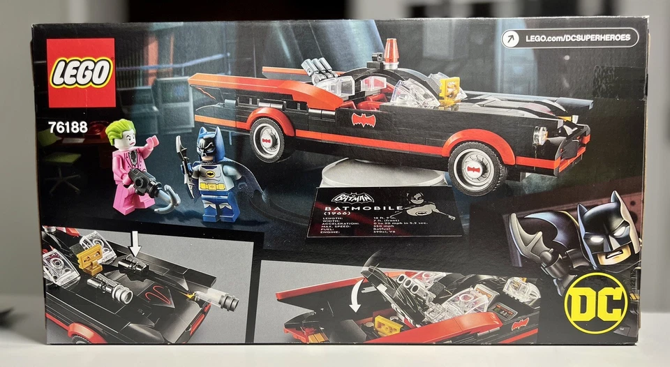 Lego 76188 Batman Serie de TV Clásica Batimóvil DC Comics Joker 345 piezas Foto 2 de 2