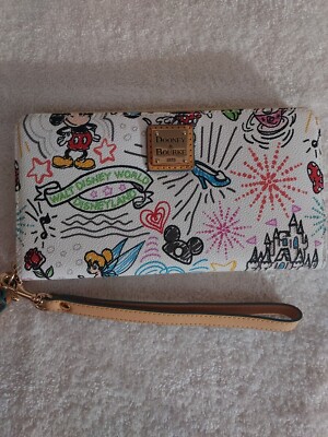Dooney and bourke Disney tinkerbell wristlet | Mercari Duney and Burke Tinkerbell wristlet display picture 1