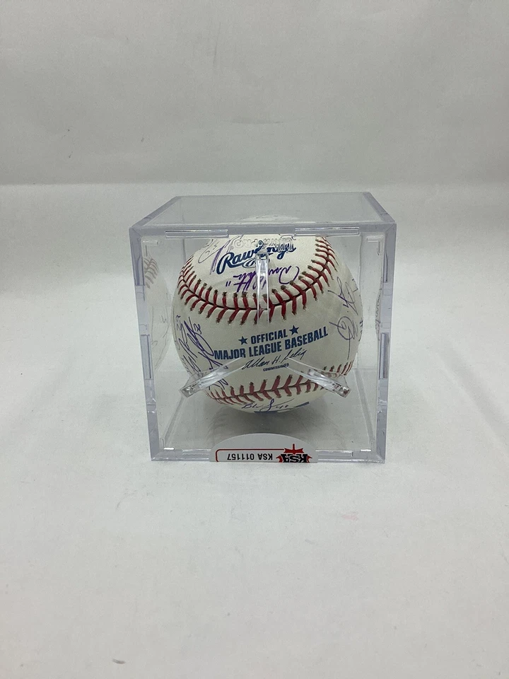 Brian Wolfe, Aaron Hill, John McDonald, Joe Inglett + 20 autos de béisbol con LOA Foto 3 de 4