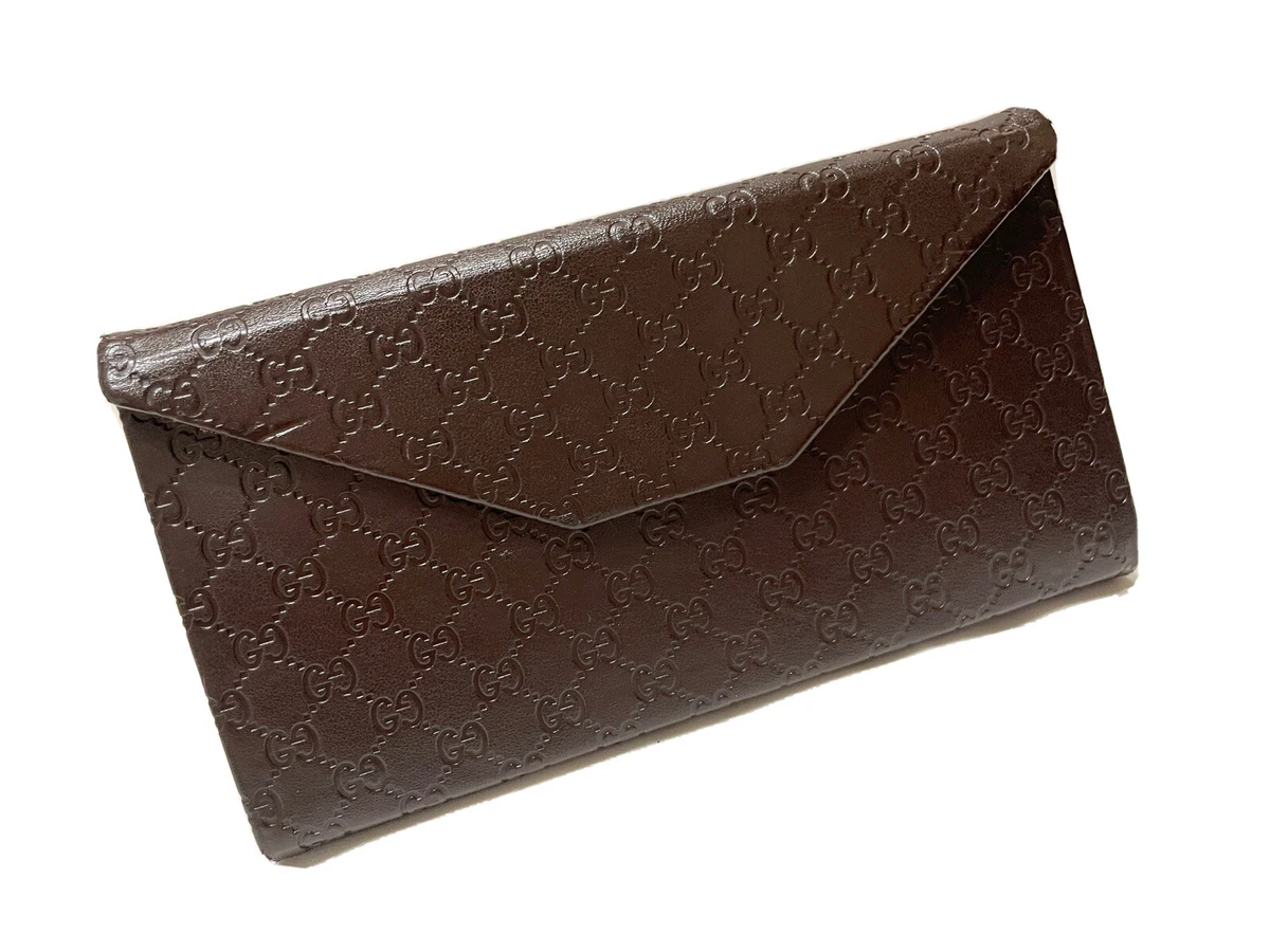 brown gucci sunglasses case