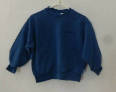 Vintage DECATLHON 4 JAHRE Jungen Sweatshirt Pullover blau Langarm