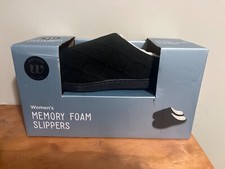 Wayland Square Women's Memory Foam Slippers - Size L 10-11 