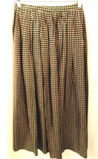 VTG 70s Ralph Lauren sample 100 tie silk green blue pattern full skirt size SM