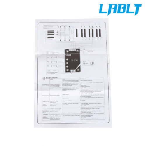 Modulo elettronico regolatore di tensione automatico LABLT R230 AVR - Foto 12 di 12