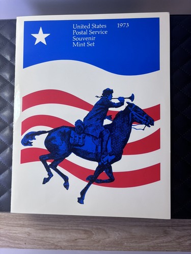 1973 USPS Souvenir Mint Set Mini Album Stamps - Picture 3 of 19