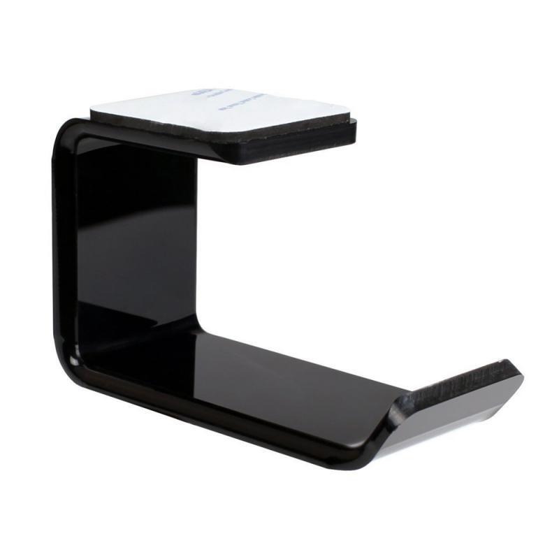 Wall Mounted Headset Hanger Holder Stand Under Desk Hook Earphones Display Stand