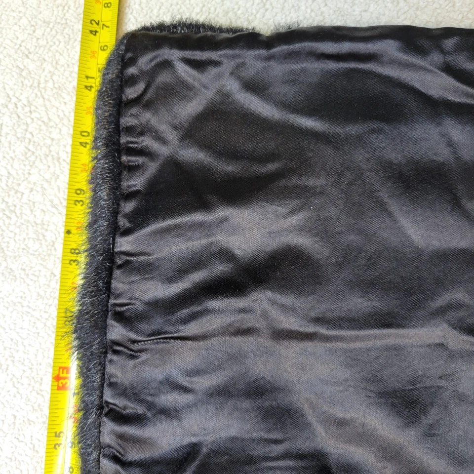 VICTOR COSTA GENUINE FAUX FUR VINTAGE STOLE . 90"X14" - Image 2 of 4
