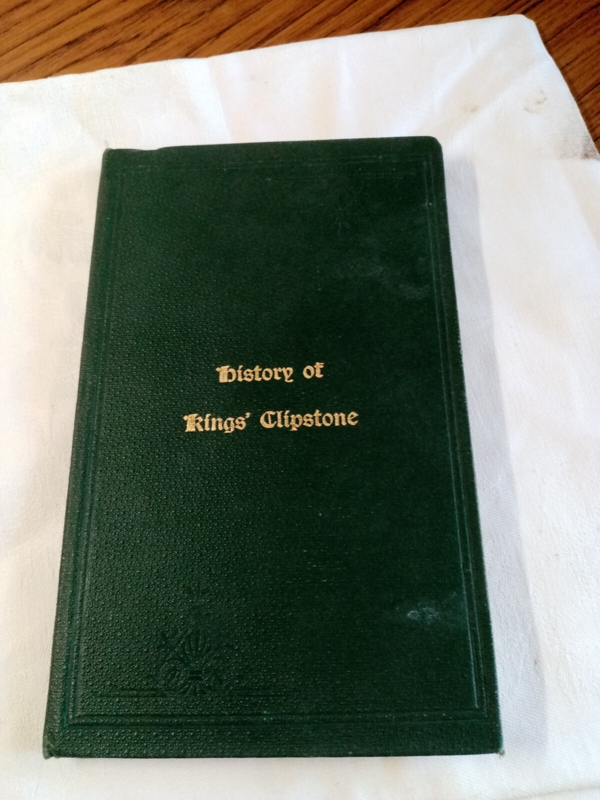 a history of the lordship of kings clipstone,a.stapleton,1890 eBay