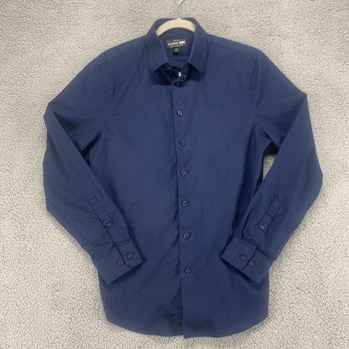 Express 1MX Mens Dress Shirt Extra Slim 