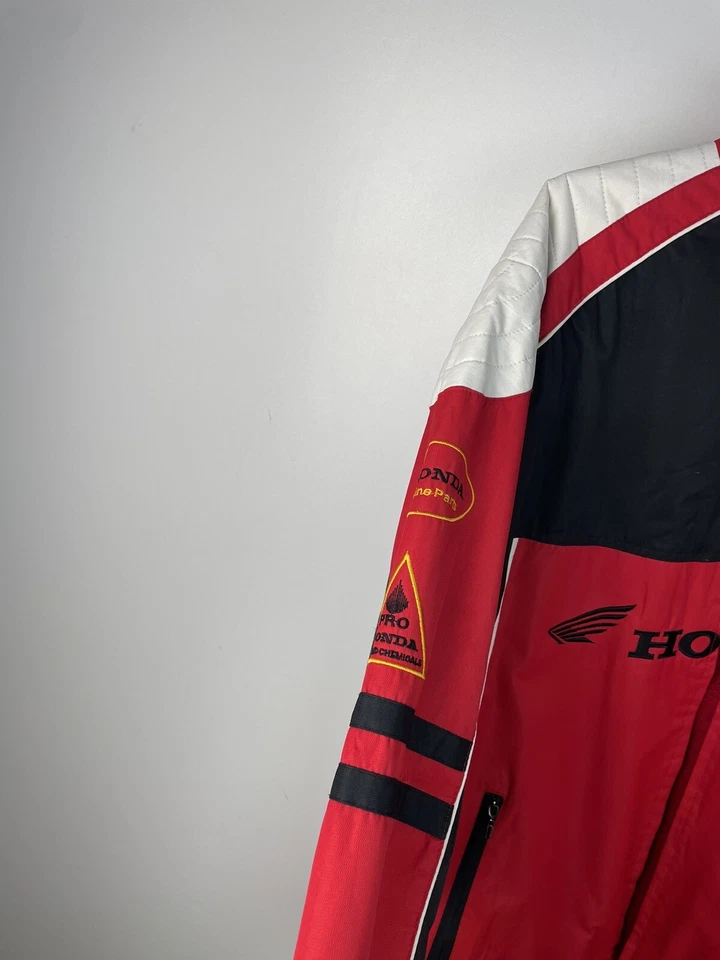 Honda Rothmans Racing Vintage Jacket Red Size XL - Image 3 of 4