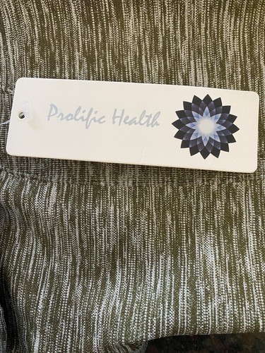 Prolific Health Fitness Women's Ombre Gray Neon Green Yoga Pants Leggings Size M - 第 6/6 張圖片