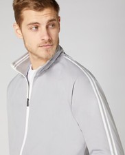 REMUS UOMO® Track Jacket/Light Grey - Large WAS £119 EXPRESS DELIVERY