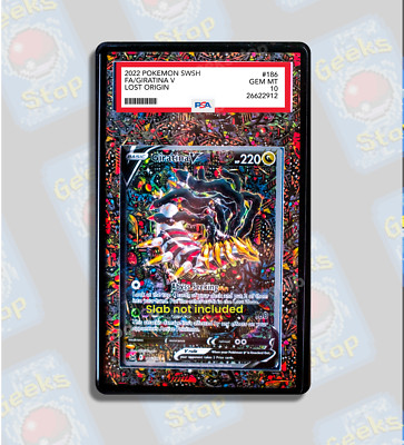 Giratina V Alt Art PSA CGC Beckett | Display Case Extended Art for Graded Pokemo