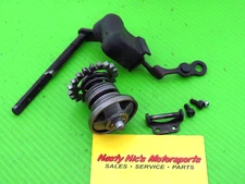 04 Kawasaki Kx 125 lower exhaust power valve rod shaft linkage governor rubber