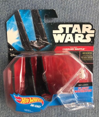 Star Wars Hot Wheels Kylo Ren's Command Shuttle (2014 Diecast)- Flight Navigator