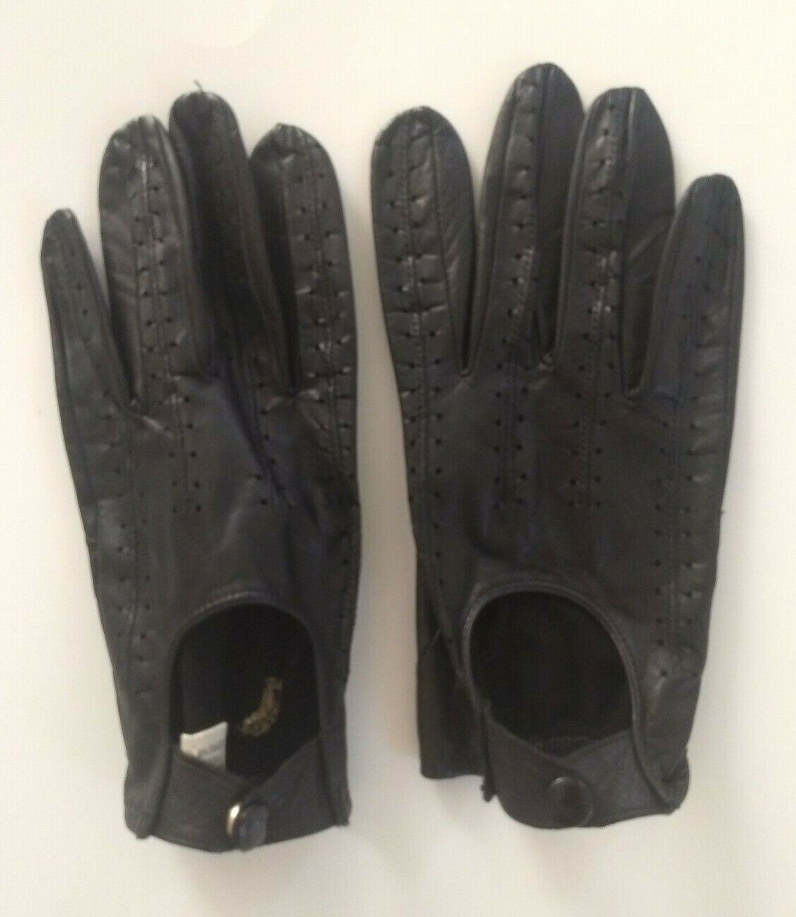 VTG Wilsons Mens Black Leather Driving M Wilson's Size Gloves Today's only Purchase XL