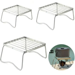 Mini Pocket Portable Folding BBQ Grill Barbecue Tool For Camping Hiking Outdoor