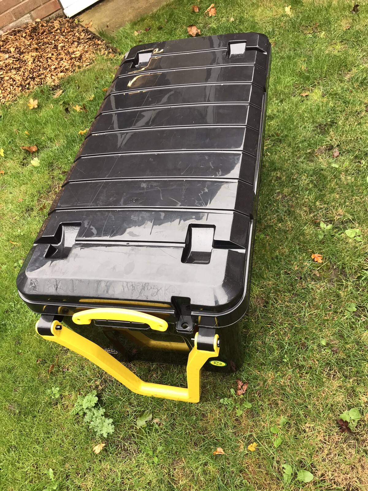 Really Useful Wheeled Trunk Box Storage Box, Black 160L. Collection