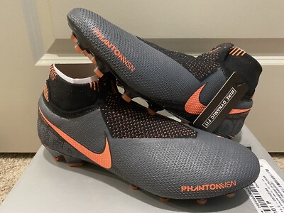 Nike Phantom VSN Elite DF FG Dark Grey Bright Mango Black AO3262-080 Menâs Sz 10 | eBay