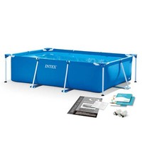 Frame Pool Swimming Pool Gartenpool Schwimmbecken 220 X 150 X 60 Cm 28270 Intex