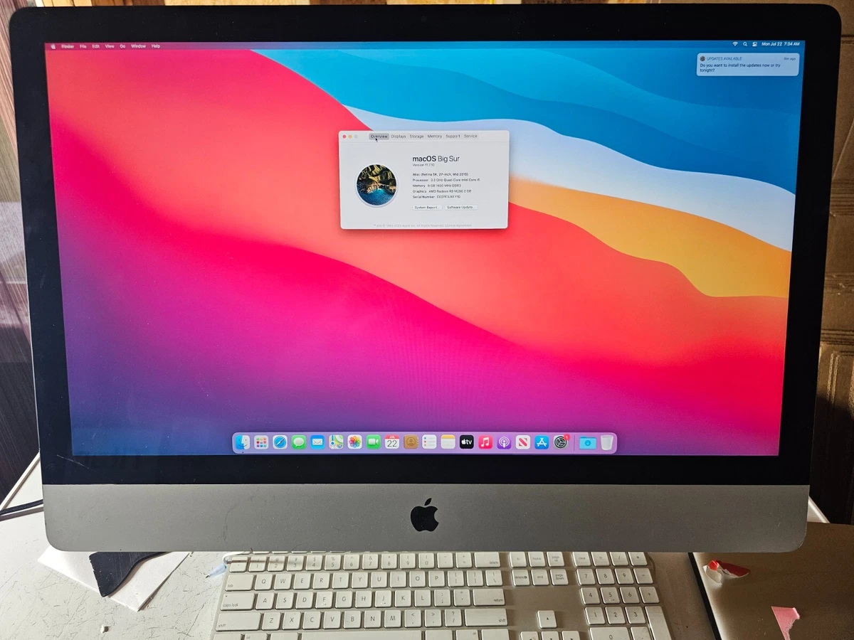 Apple iMac with Retina 5K display 8 GB RAM 2015 Apple Desktops