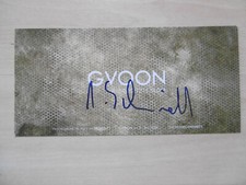 Arthur Schmidt "Gvoon" Autogramm 10x21 cm Ausstellungsflyer
