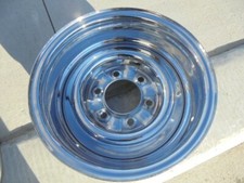 Vintage Chrome Reverse Wheel 14x6 6 On 5.5 Bc Truck Rim Blazer Luv K5 Looks Nos Vintage Chrome Reverse Wheel 14x6 6 On 5.5 Bc Truck Rim Blazer Luv K5 Looks Nos