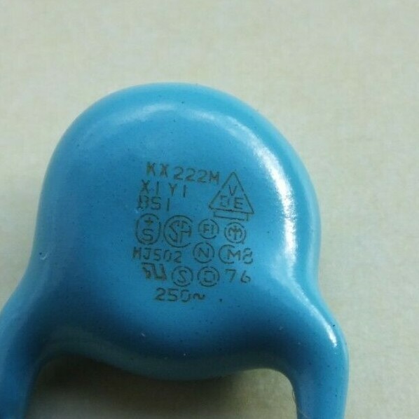 200 pcs Murata KX222M X1Y1 250VAC 2.2nF 2200pF MJ502 Capacitor | eBay