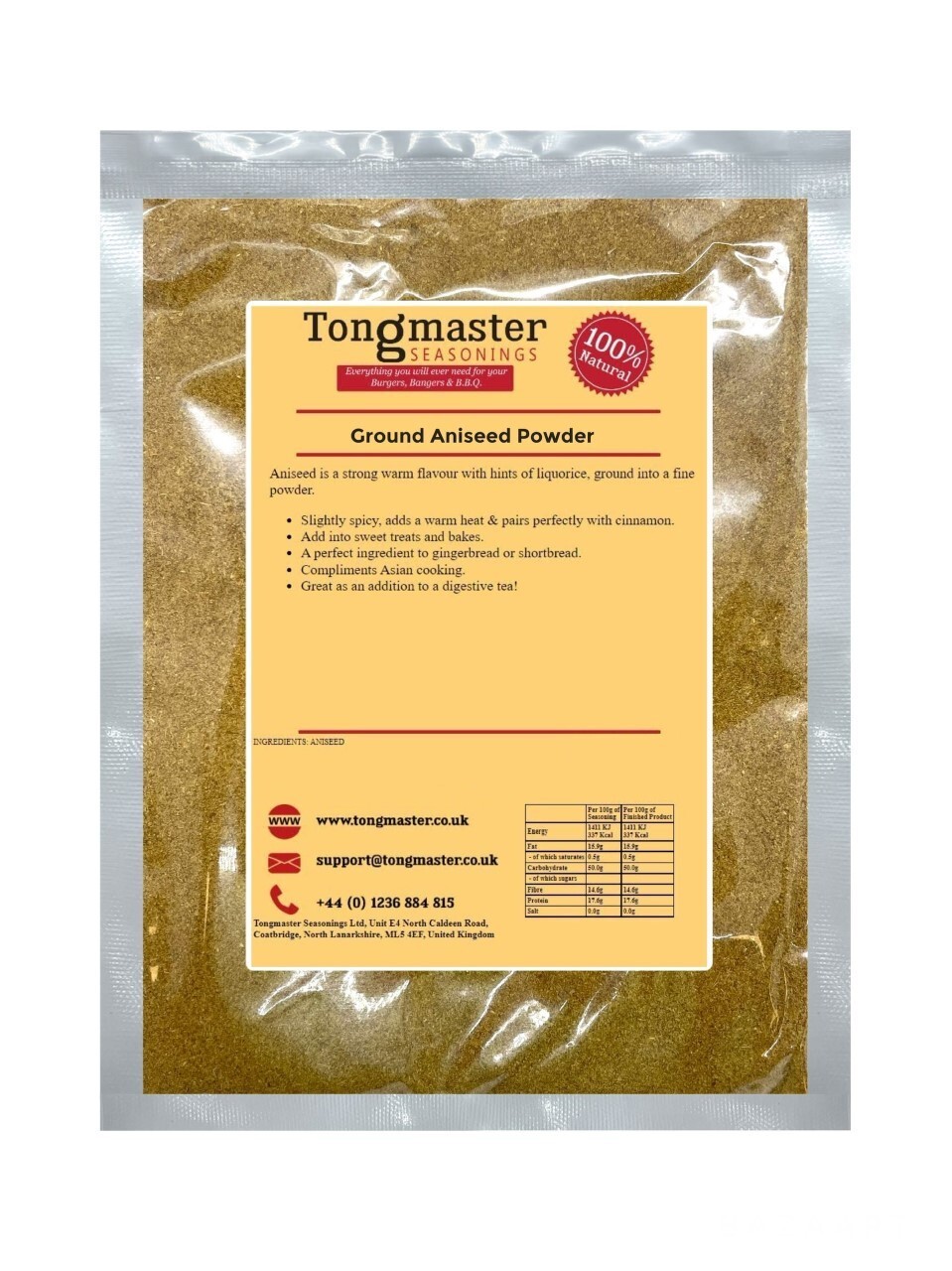 Ground Aniseed Powder - 500g