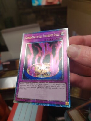 Yu-Gi-Oh! Cursed Seal of the Forbidden Spell RA03-EN076 Quarter Century Secret