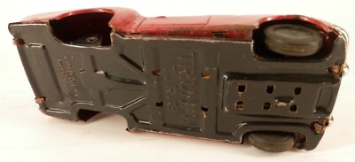☆ブリキ☆1950年代、BANDAI TRIUMPH TR3 レッド Vintage Bandai