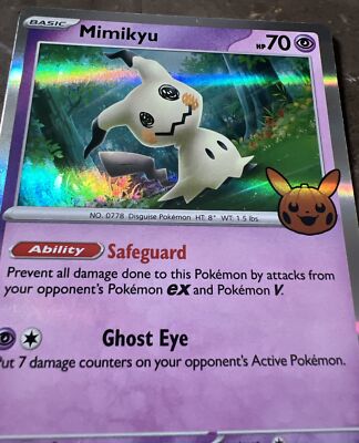 Pokémon TCG Mimikyu 081/189 Holo Promo (Trick or Trade Halloween