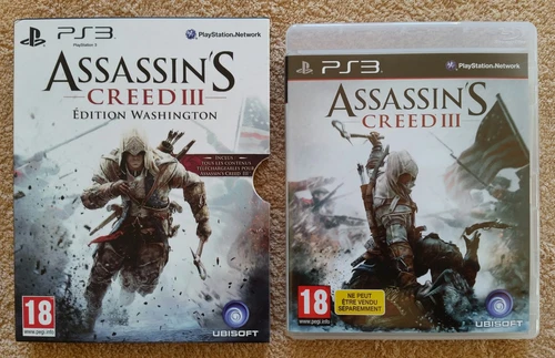 assassin's creed 3 edition washington PS3 / full Fr . complet. rare