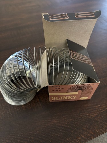 2008 Original All Metal Slinky Walking Spring Toy New In Box- Made in USA - 第 3/3 張圖片